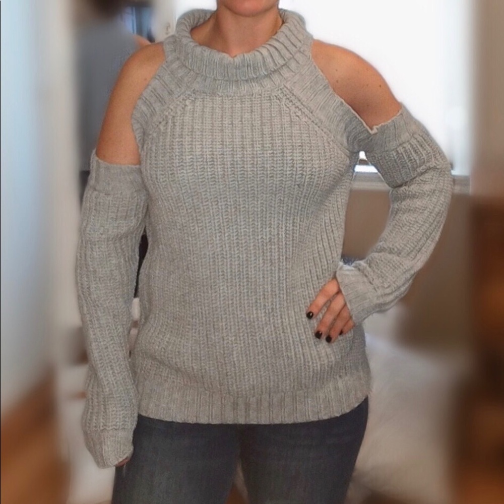 Open Shoulder Sweater